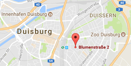 Blumenstr. 2, 47057 Duisburg, Deutschland
